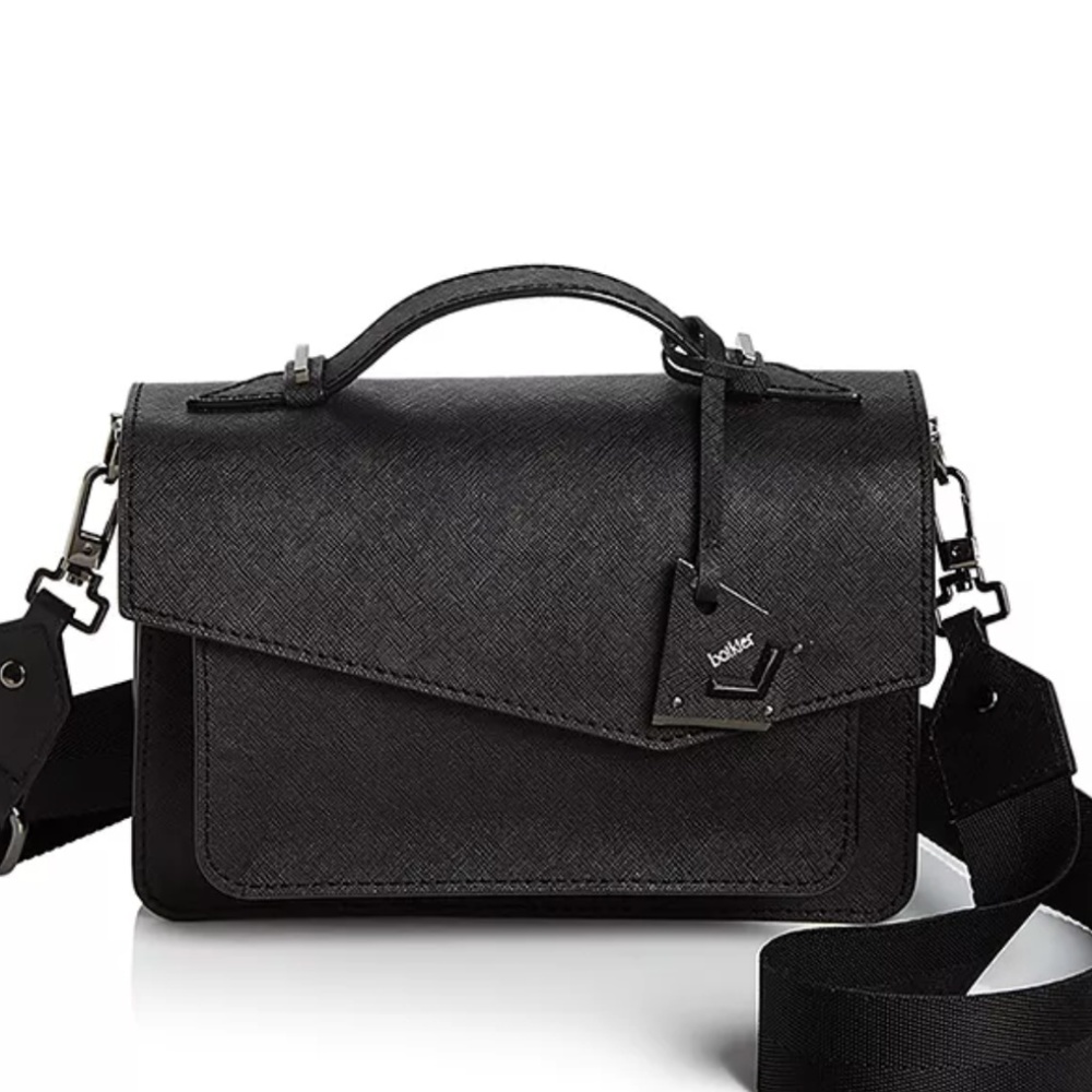 Botkier Cobble Hill Crossbody | Black/Gunmetal